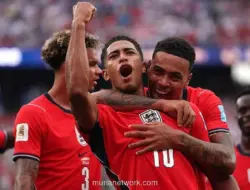 Inggris Kalahkan Panama 2-0, Pastikan Juara Grup L Piala Dunia 2026