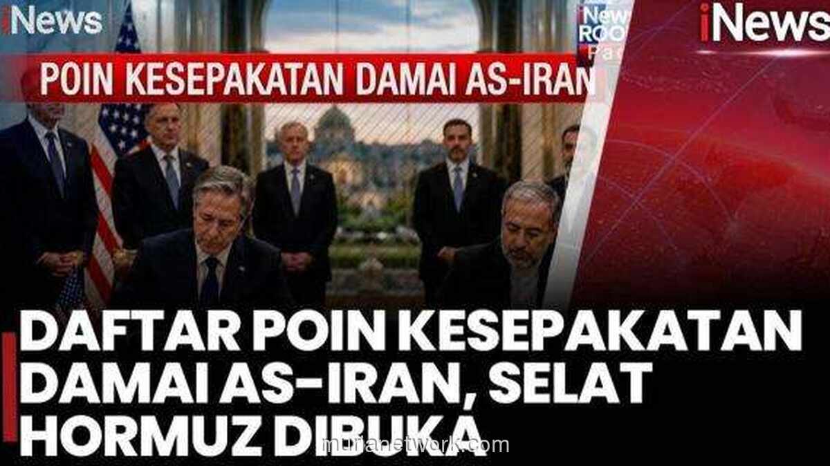 Iran dan AS Teken MoU Damai di Jenewa, Blokade Maritim Dicabut