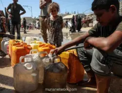 Krisis Air di Gaza Makin Parah, Warga Hanya Dapat 3-6 Liter per Hari