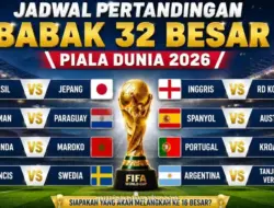 Babak 32 Besar Piala Dunia 2026 Siap Digelar, Brasil vs Jepang hingga Argentina vs Tanjung Verde Tersaji