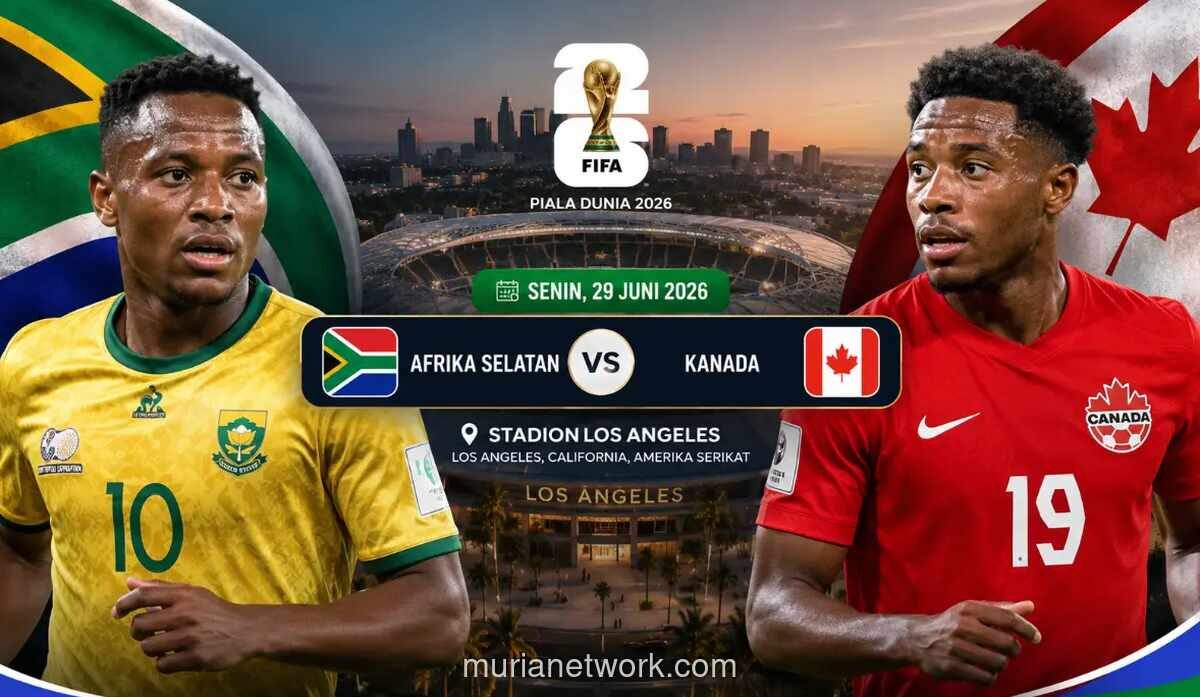 Babak 32 Besar Piala Dunia 2026 Dimulai, Afrika Selatan vs Kanada Jadi Laga Pembuka
