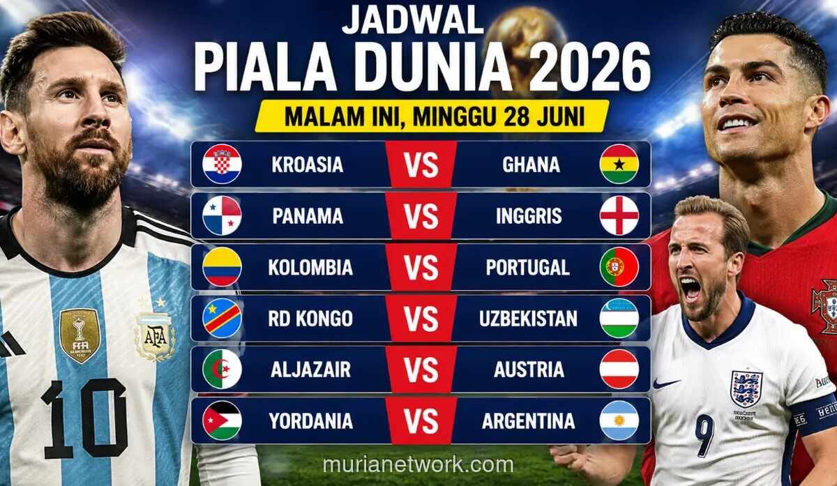 Enam Laga Penentu Grup J, K, L Piala Dunia 2026 Digelar Hari Ini
