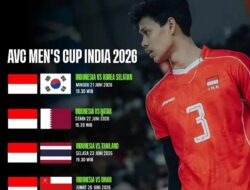 Timnas Voli Putra Indonesia Hadapi Korea Selatan di Laga Perdana AVC Cup 2026, Target Tembus Empat Besar