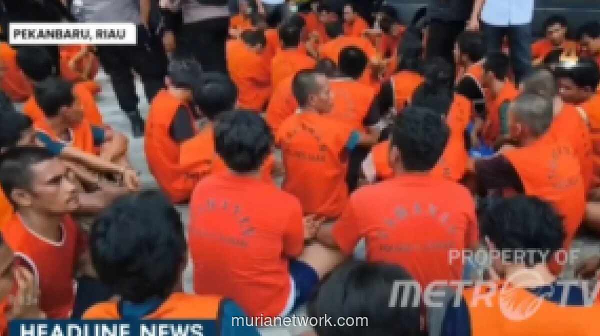 Polda Riau Amankan 525 Tersangka Kejahatan Jalanan dalam Lima Bulan