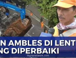 Jalan Lenteng Agung Kembali Normal Usai Empat Hari Diperbaiki, Proses Perapihan Masih Berlanjut