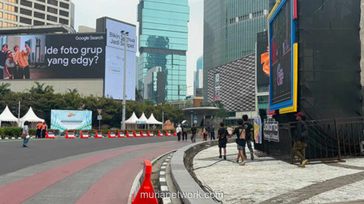 Jalan MH Thamrin-Sudirman Ditutup untuk Puncak HUT ke-499 Jakarta