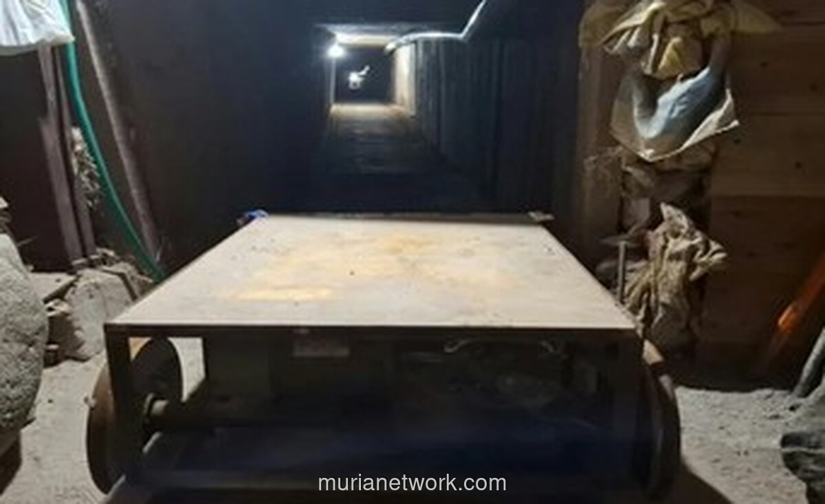 Otoritas AS Ungkap Terowongan Canggih Penyelundupan Kokain dari Meksiko, Nilai Barang Capai Rp807 Miliar