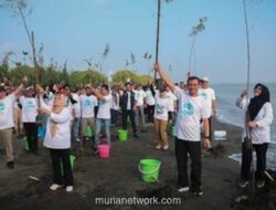 Gubernur Jateng Pimpin Penanaman Mangrove di Pantai Tirang untuk Cegah Abrasi