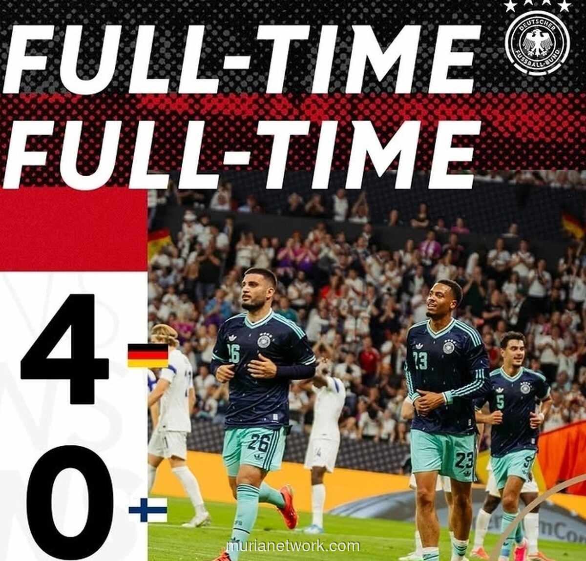Jerman Hancurkan Finlandia 4-0 dalam Uji Coba Menjelang Piala Dunia 2026
