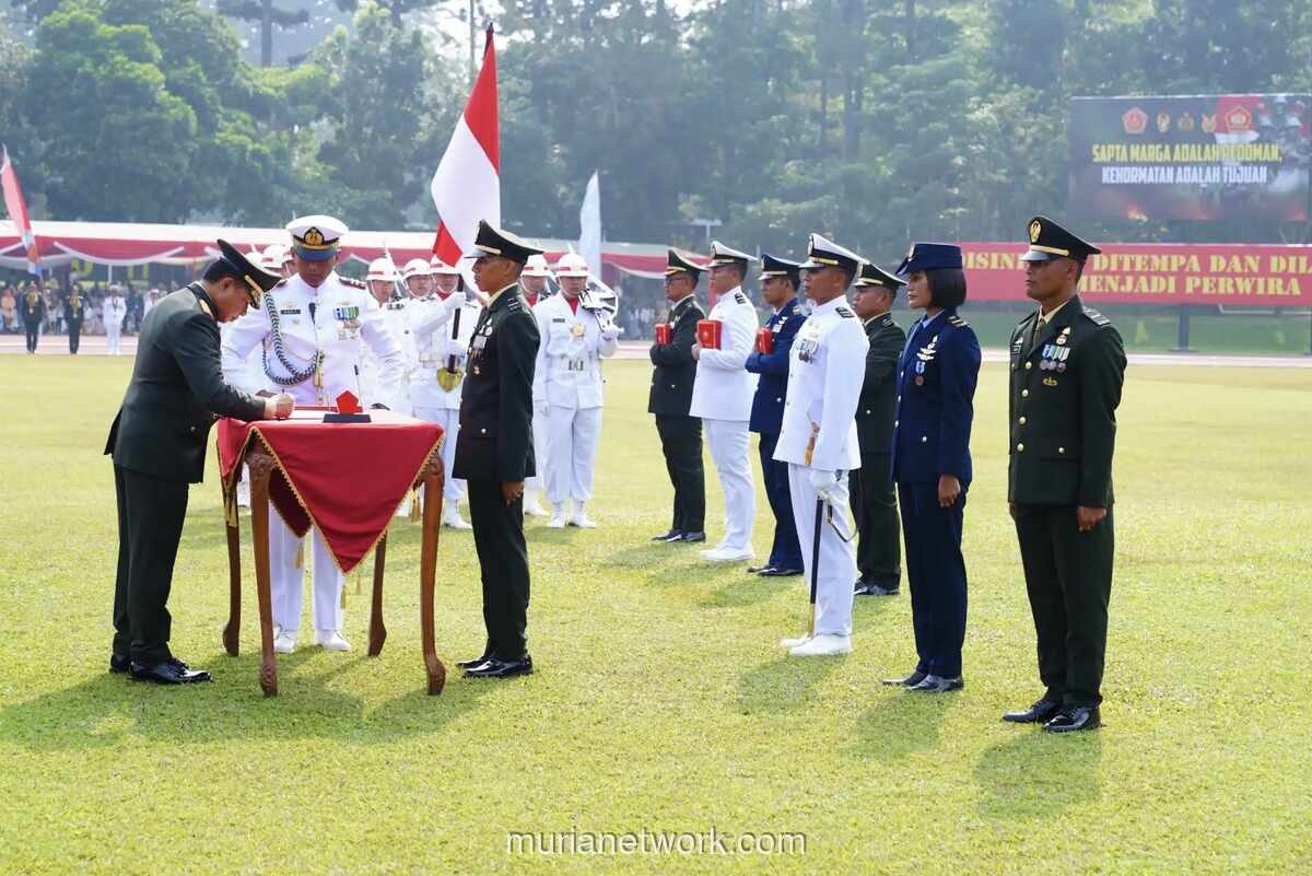 Panglima TNI Lantik 1.737 Perwira Remaja Hasil Pendidikan Integratif di Magelang