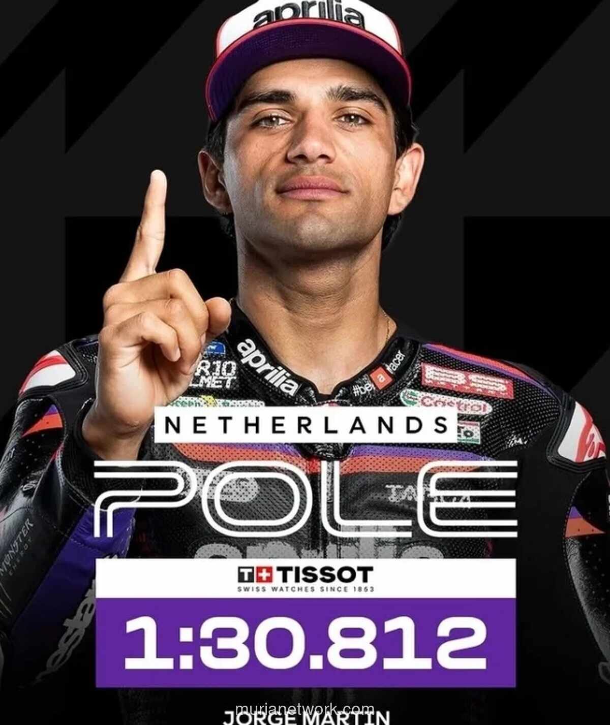 Jorge Martin Rebut Pole Position MotoGP Belanda 2026, Dominasi Aprilia di Assen