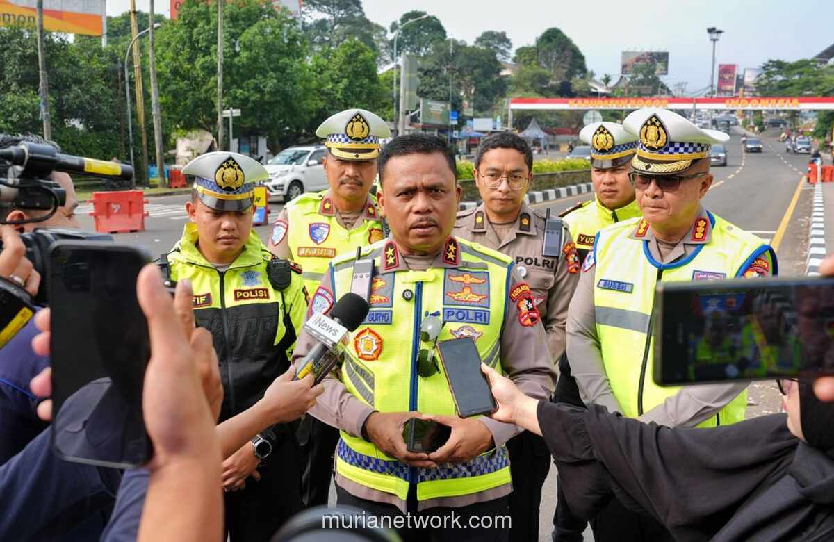Polri Terapkan Rekayasa Lalu Lintas Berbasis Data di Jalur Puncak, Volume Kendaraan Capai 40.000 per Hari