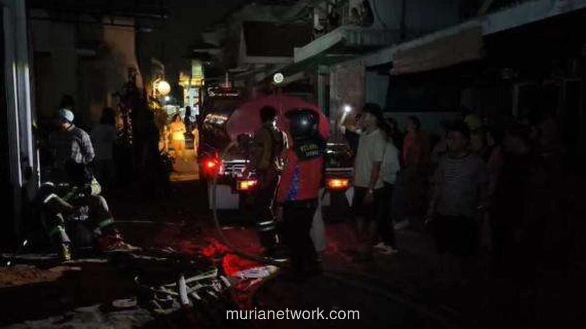 Kebakaran Hanguskan Dua Rumah Kontrakan di Malang, Diduga akibat Korsleting Listrik