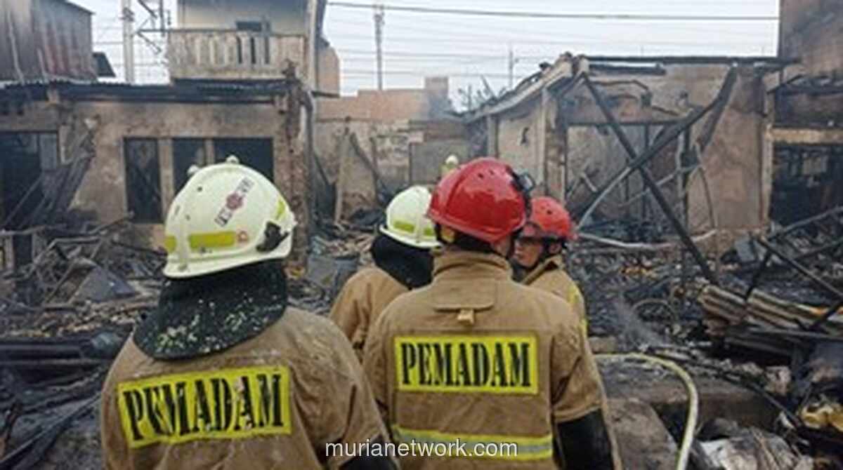 Kebakaran Permukiman Padat di Tanah Abang Tewaskan Satu Orang, Lima Luka-Luka