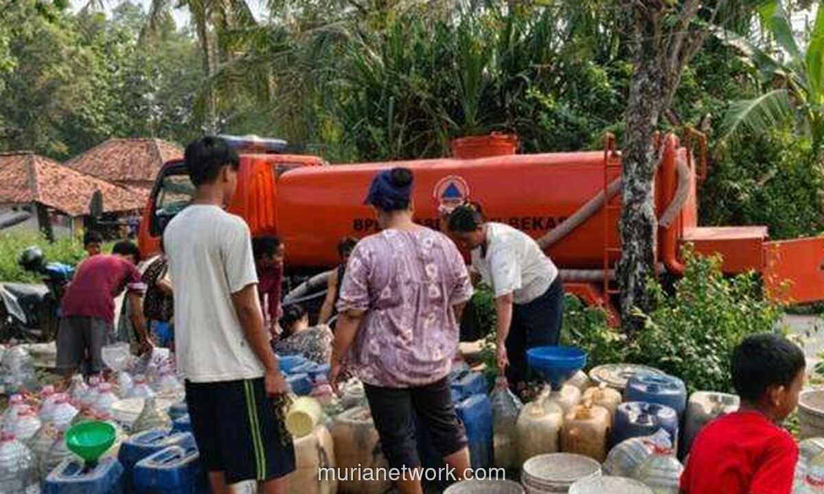 Kekeringan di Cibarusah, Bekasi: 160 KK Kesulitan Air Bersih