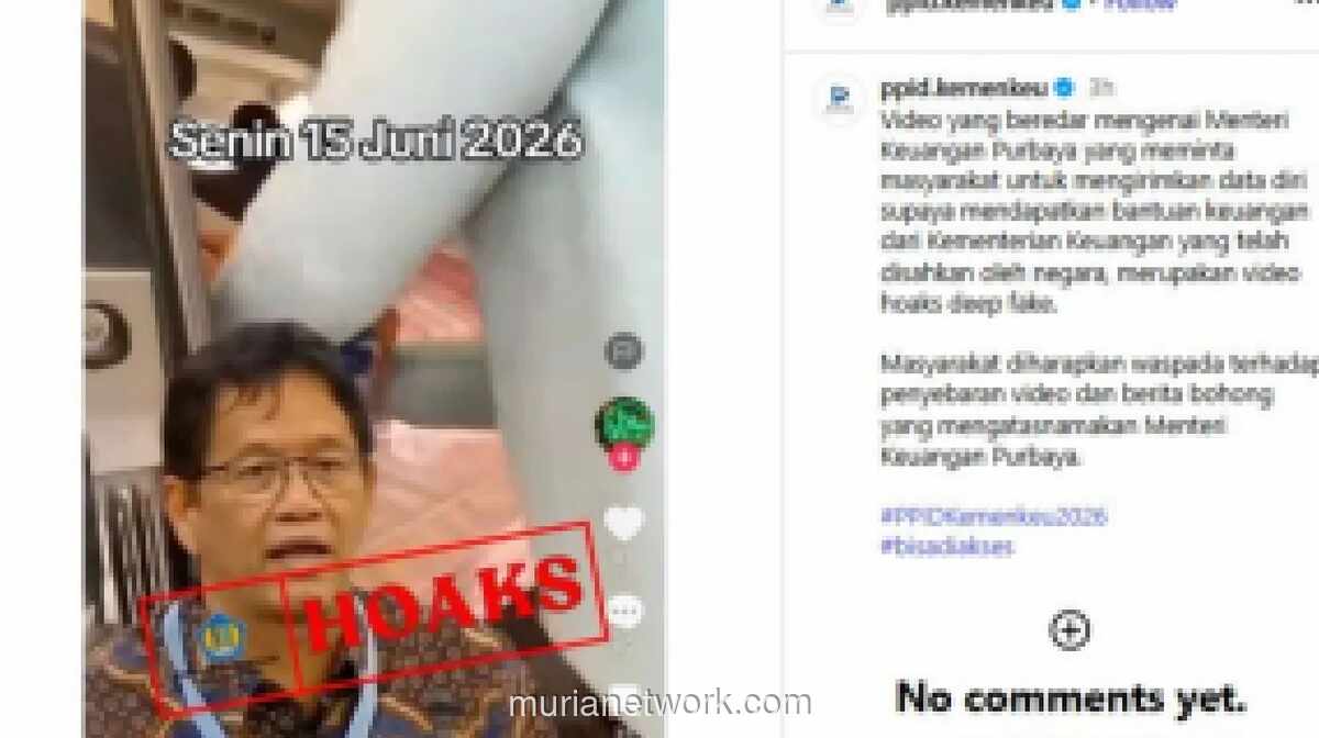 Kemenkeu Peringatkan Masyarakat soal Video Hoaks Deep Fake Mengatasnamakan Sri Mulyani