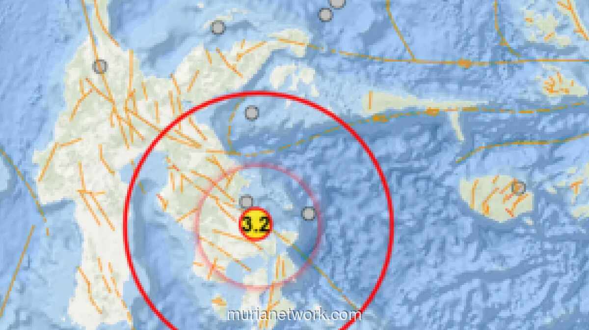 Gempa Magnitudo 3,2 Guncang Kendari, BMKG Imbau Waspada Gempa Susulan