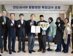 Kepala BPJPH Ahmad Haikal Hasan Dianugerahi Gelar Profesor Kehormatan dari Universitas Silla Korea Selatan