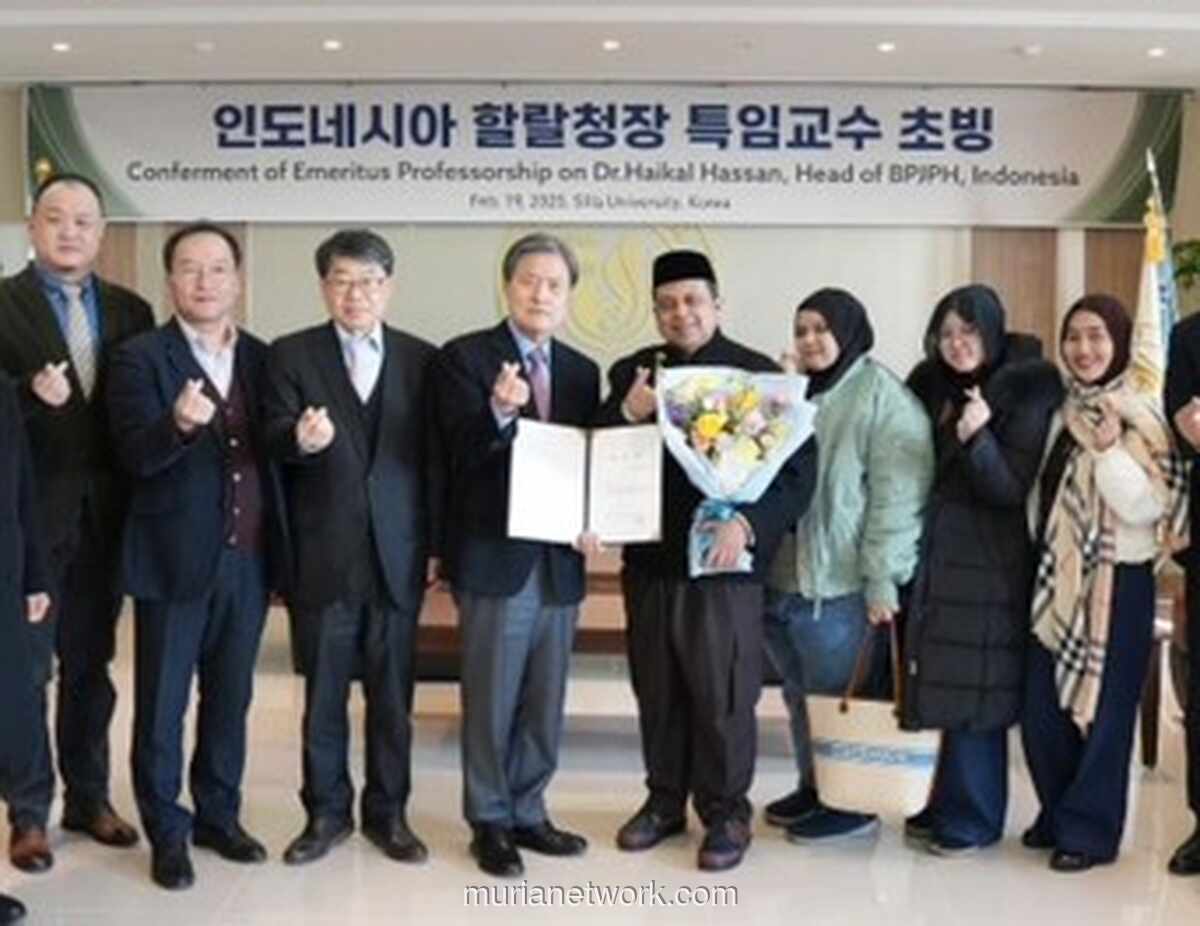 Kepala BPJPH Ahmad Haikal Hasan Dianugerahi Gelar Profesor Kehormatan dari Universitas Silla Korea Selatan