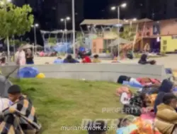 Ratusan Warga Mengungsi di Alun-Alun Caracas Usai Gempa Dahsyat, 164 Tewas