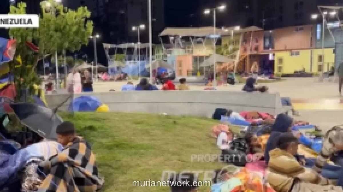 Ratusan Warga Mengungsi di Alun-Alun Caracas Usai Gempa Dahsyat, 164 Tewas