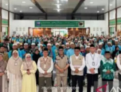 Jemaah Haji Kloter 17 Debarkasi Banjarmasin Tiba di Tanah Air