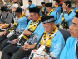 390 Jemaah Haji Kloter Pertama Banten Tiba di Bandara Soekarno-Hatta Selasa Pagi