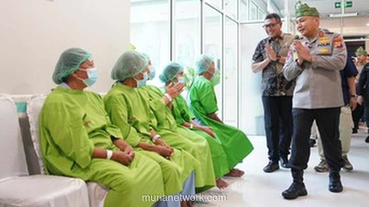 310 Warga Riau Jalani Operasi Katarak Gratis Hasil Kolaborasi Polda dan Rumah Sakit