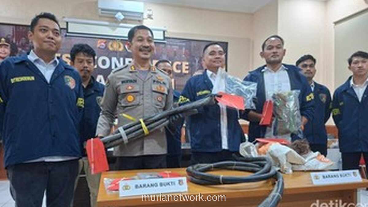 Polisi Bongkar Komplotan Pencuri Kabel Sinyal KRL yang Beraksi Sejak 2024, Libatkan Mantan Pekerja Proyek