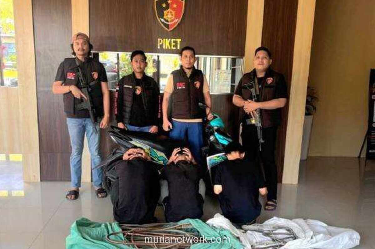 Tiga Pencuri Tembaga Menara PLN di Mamuju Dibekuk, Kerugian Capai Rp80 Juta