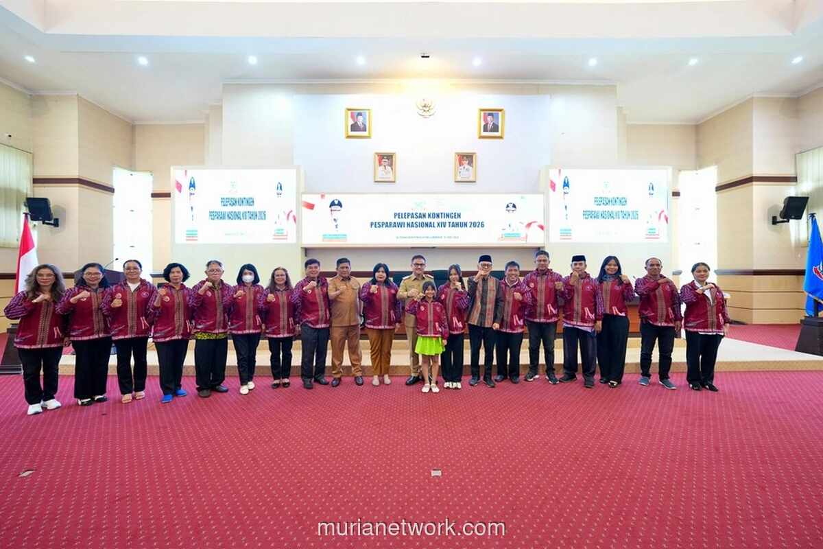 196 Kontingen Sulsel Diberangkatkan ke Pesparawi Nasional XIV di Papua Barat
