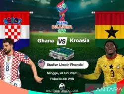 Kroasia Lolos ke 32 Besar Piala Dunia 2026 Usai Kalahkan Ghana 2-1