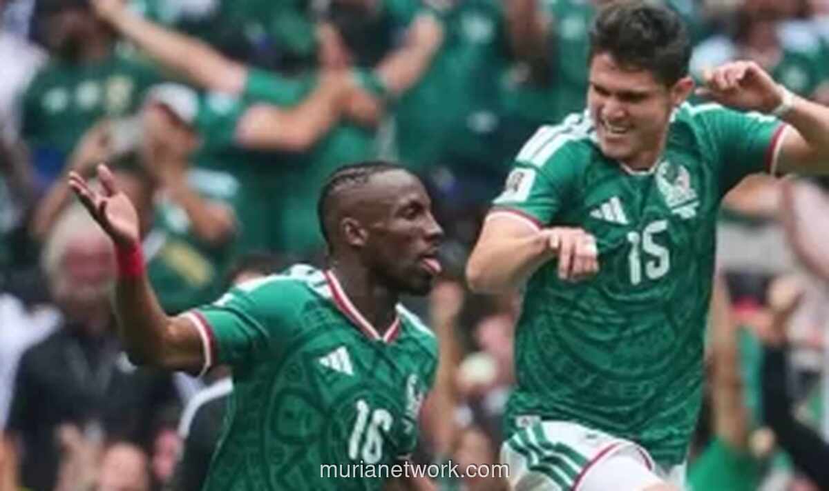 Meksiko Kalahkan Afrika Selatan 2-0 di Laga Perdana Piala Dunia 2026, Diwarnai Tiga Kartu Merah