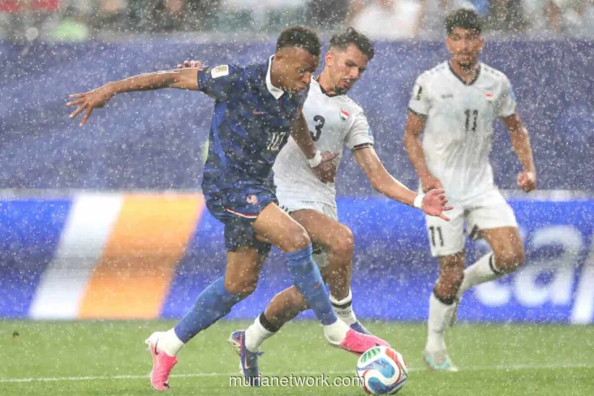 Pertandingan Prancis vs Irak di Piala Dunia 2026 Dihentikan Sementara Akibat Cuaca Buruk dan Ancaman Petir