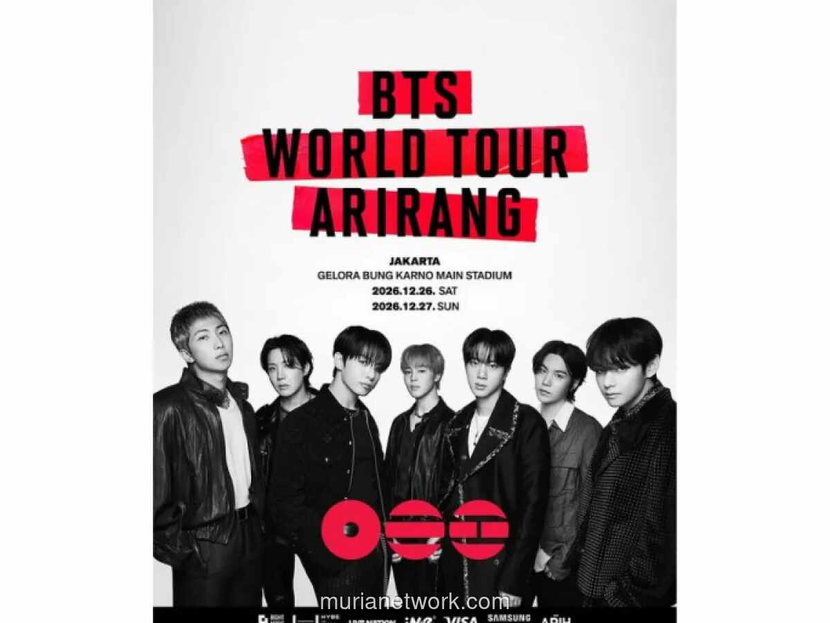 Penjualan Umum Tiket Konser BTS di Jakarta Dimulai Hari Ini, Tiket Presale Sebelumnya Ludes Terjual