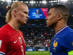 Norwegia vs Prancis Perebutkan Puncak Grup I Piala Dunia 2026, Haaland dan Mbappe Saling Sikut