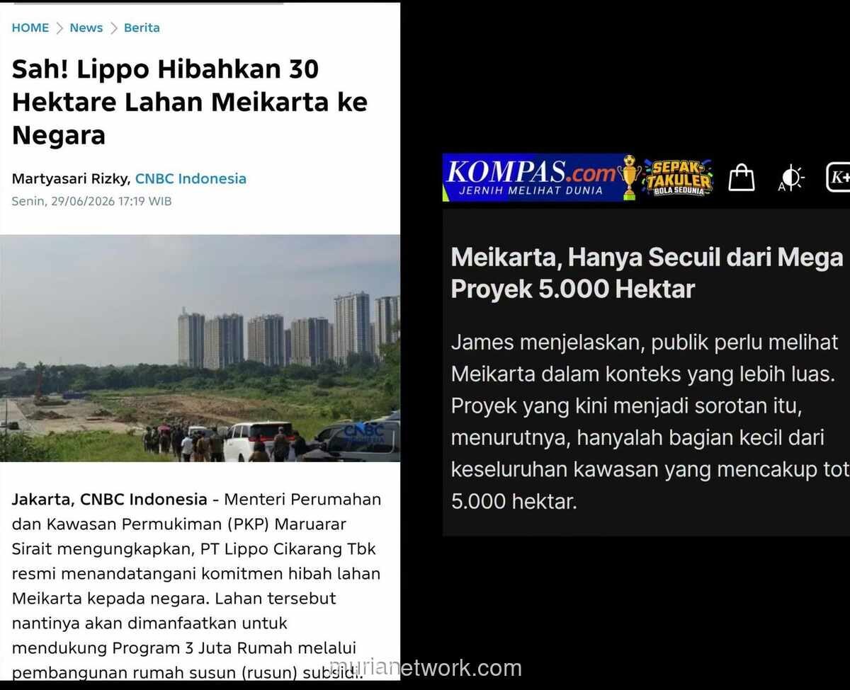 Lippo Sumbang 30 Hektar untuk Rumah Subsidi, Proyek Meikarta Tak Terganggu