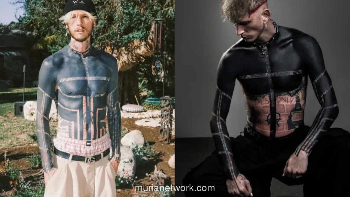 Machine Gun Kelly Sakit Keras dan Kulit Menguning Akibat Proses Blackout Tattoo Berbulan-bulan