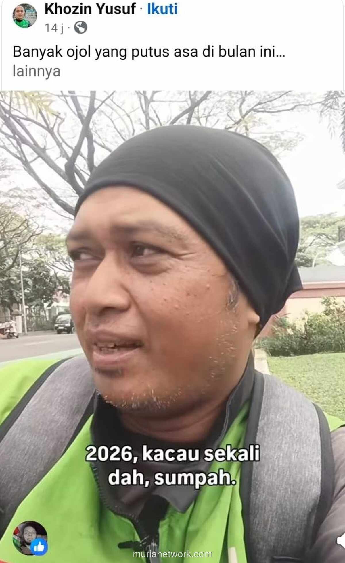 Penghasilan Ojol Tak Cukup untuk Biaya Sewa Motor, Ekonomi Dinilai Makin Sulit