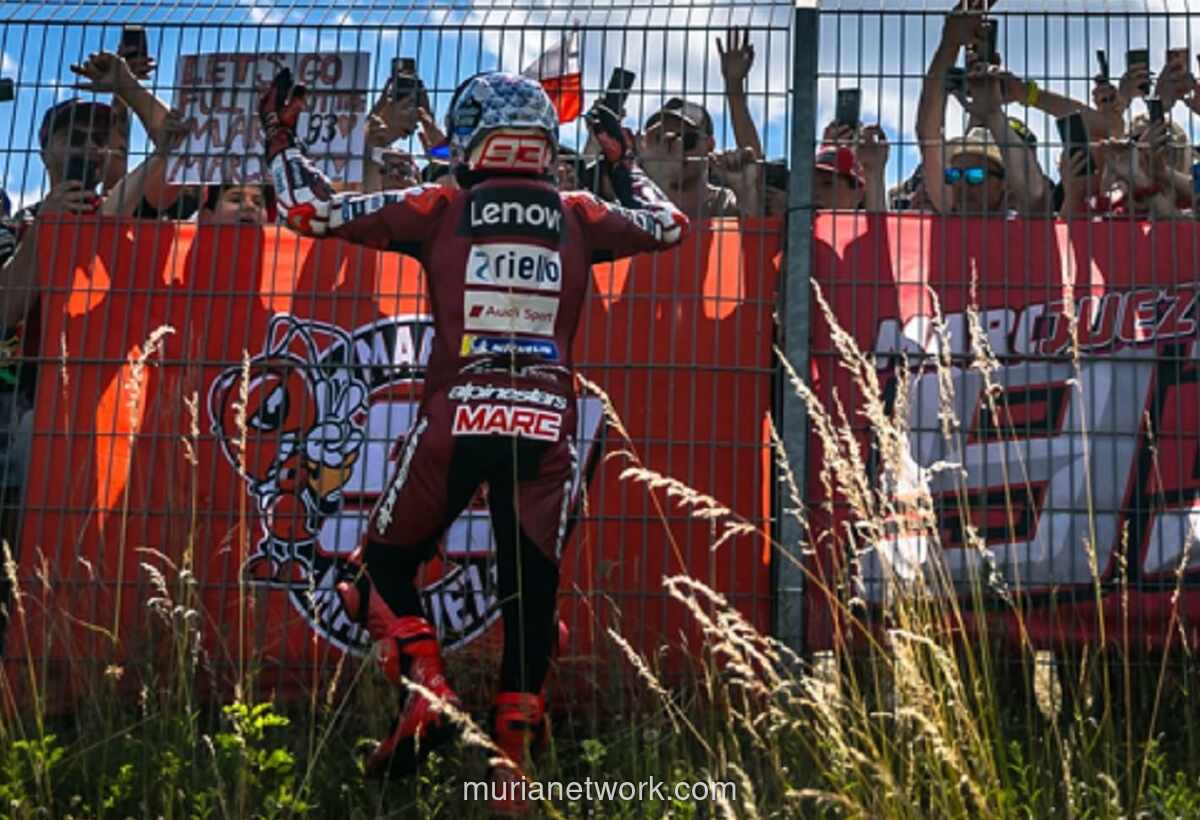 Marquez Pangkas Jarak dengan Bezzecchi Usai Raih Kemenangan Beruntun di Hungaria dan Republik Ceko