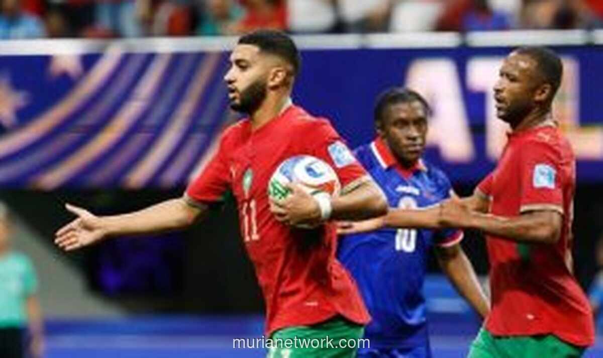 Maroko Lolos ke Babak 32 Besar Piala Dunia 2026 Usai Kalahkan Haiti 4-2