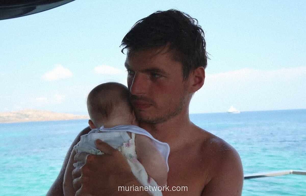Verstappen Jaga Privasi Putrinya, Pilih Tak Tampilkan Wajah Lily di Media Sosial