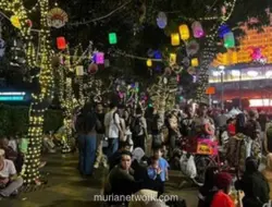 Ratusan Warga Padati Bundaran HI di Puncak HUT ke-499 Jakarta