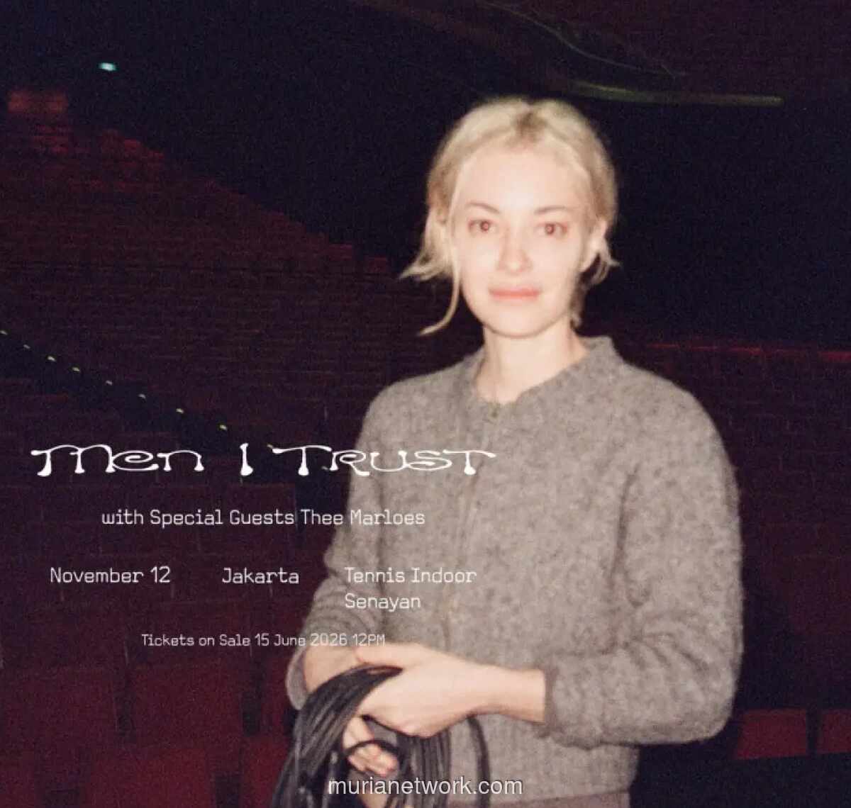 Men I Trust Pastikan Konser di Jakarta Akhir 2026, Thee Marloes Jadi Pembuka