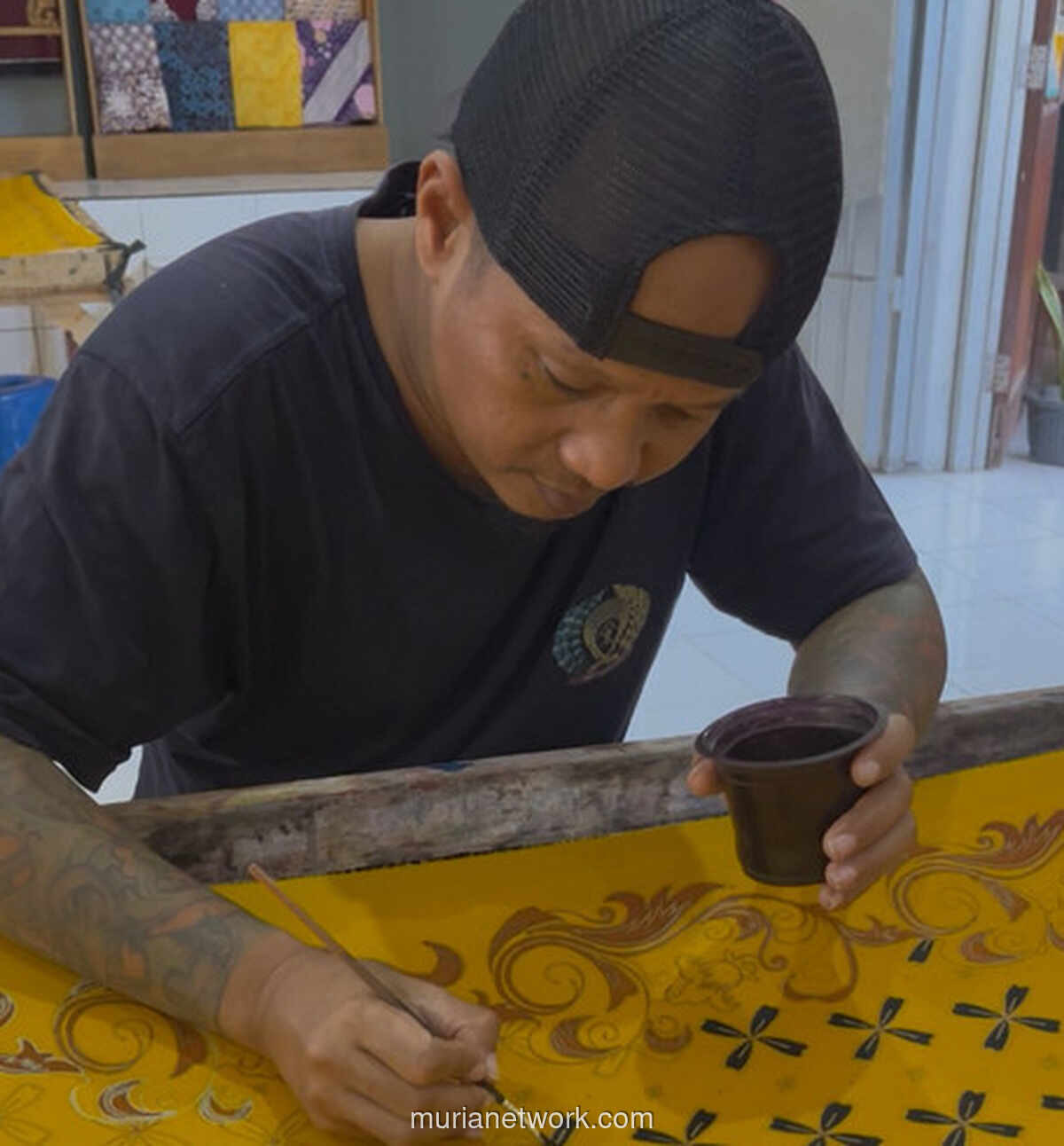 Membatik di Balik Tembok Nusakambangan, Cara Doni Menemukan Ketenangan