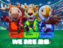 Piala Dunia 2026 Resmi Bergulir di Tiga Negara dengan Tiga Maskot Baru: Maple, Zayu, dan Clutch