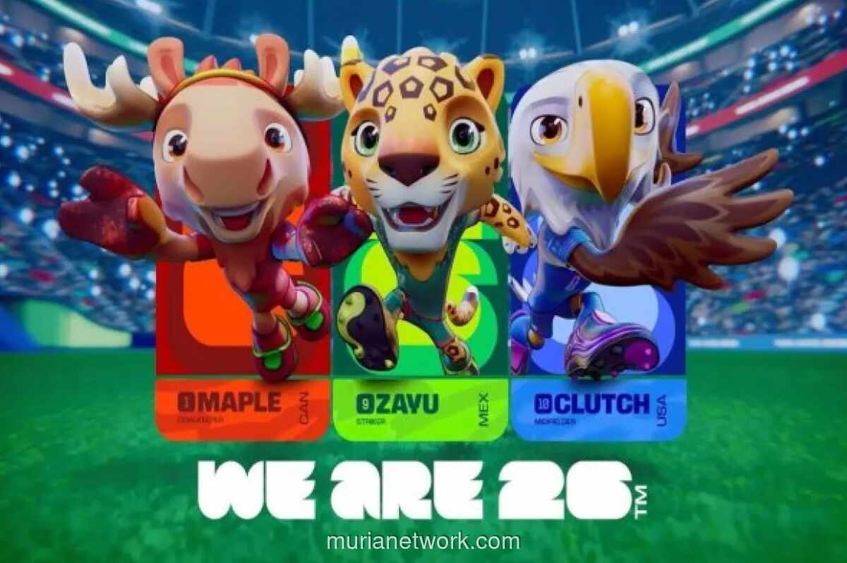 Piala Dunia 2026 Resmi Bergulir di Tiga Negara dengan Tiga Maskot Baru: Maple, Zayu, dan Clutch