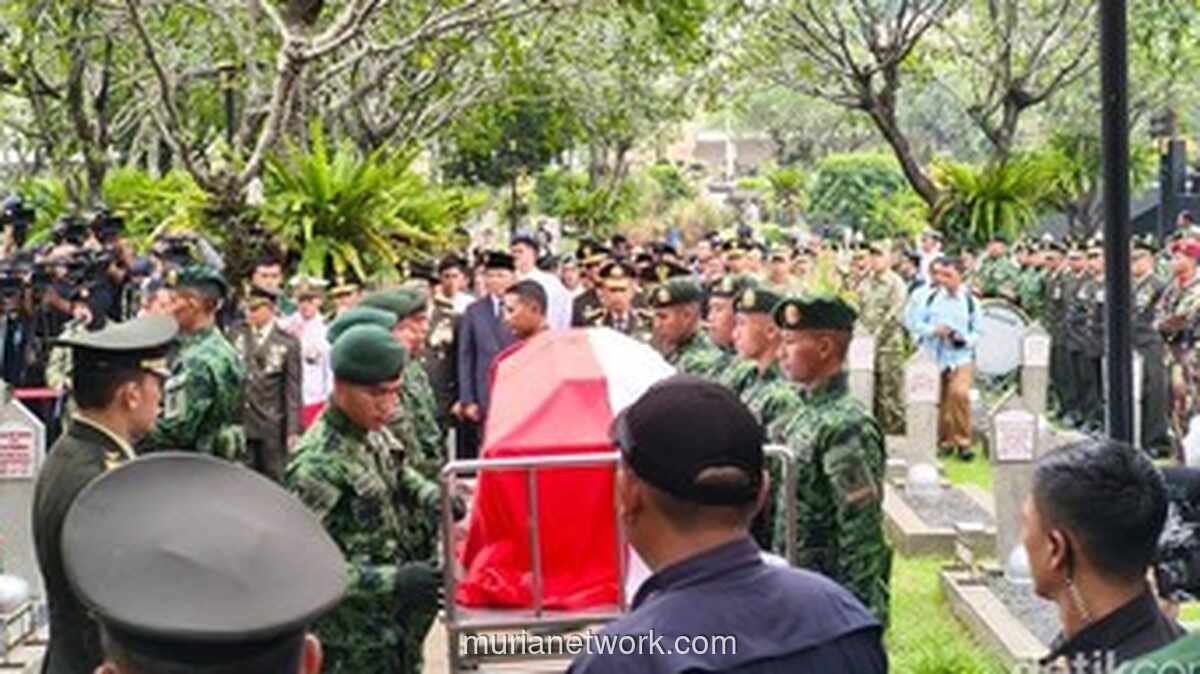Menteri Pertahanan Pimpin Pemakaman Militer Ryamizard Ryacudu, Kenang Sosok Prajurit Sejati Tanpa Balas Jasa