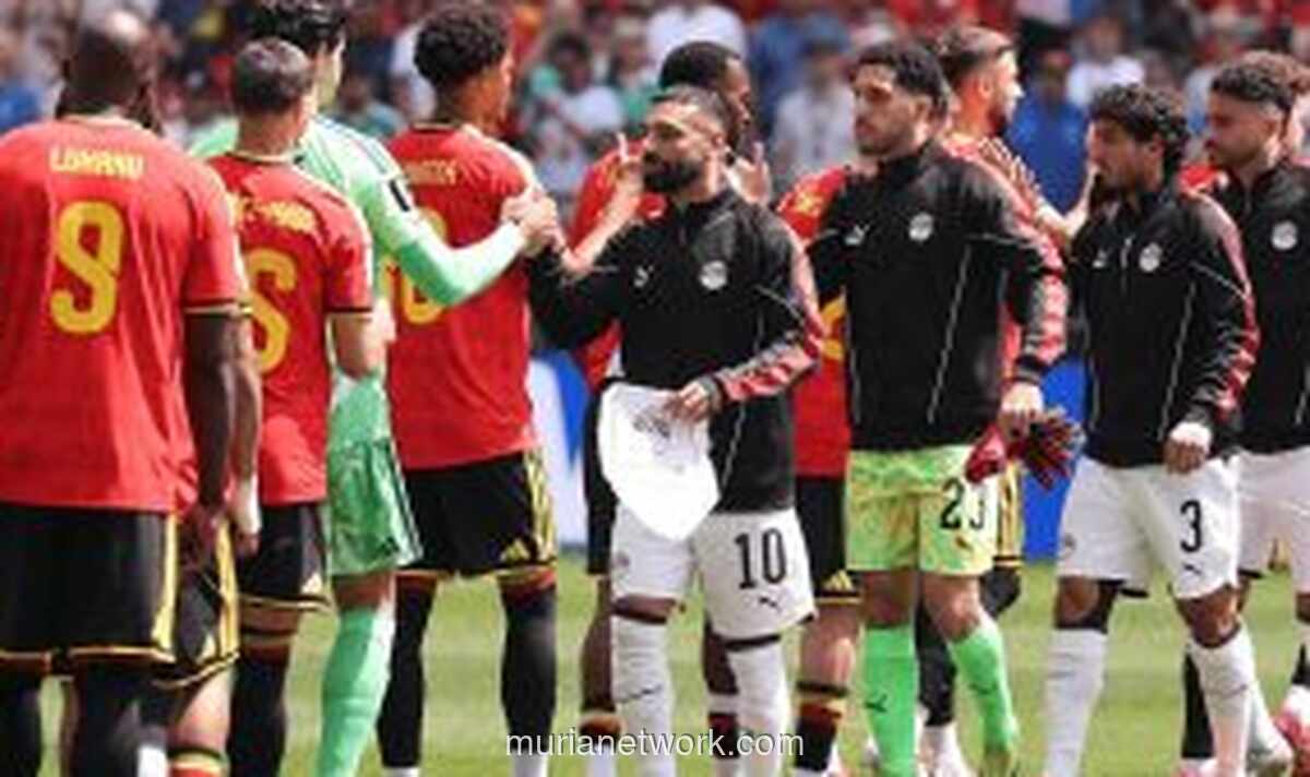 Belgia Tertahan Imbang 1-1 oleh Mesir di Laga Perdana Grup G Piala Dunia 2026