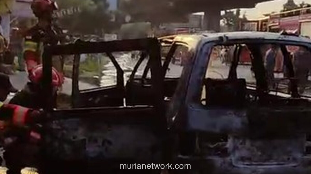 Mobil Terbakar di Jalan Sholeh Iskandar Bogor, Kerugian Capai Rp200 Juta